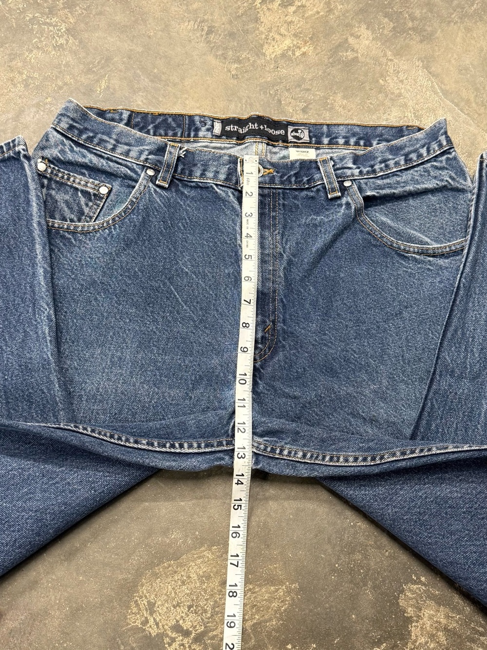 Vintage 90s Levis SilverTab Straight Loose Baggy Jeans 36x36 USA - Picture 9 of 11